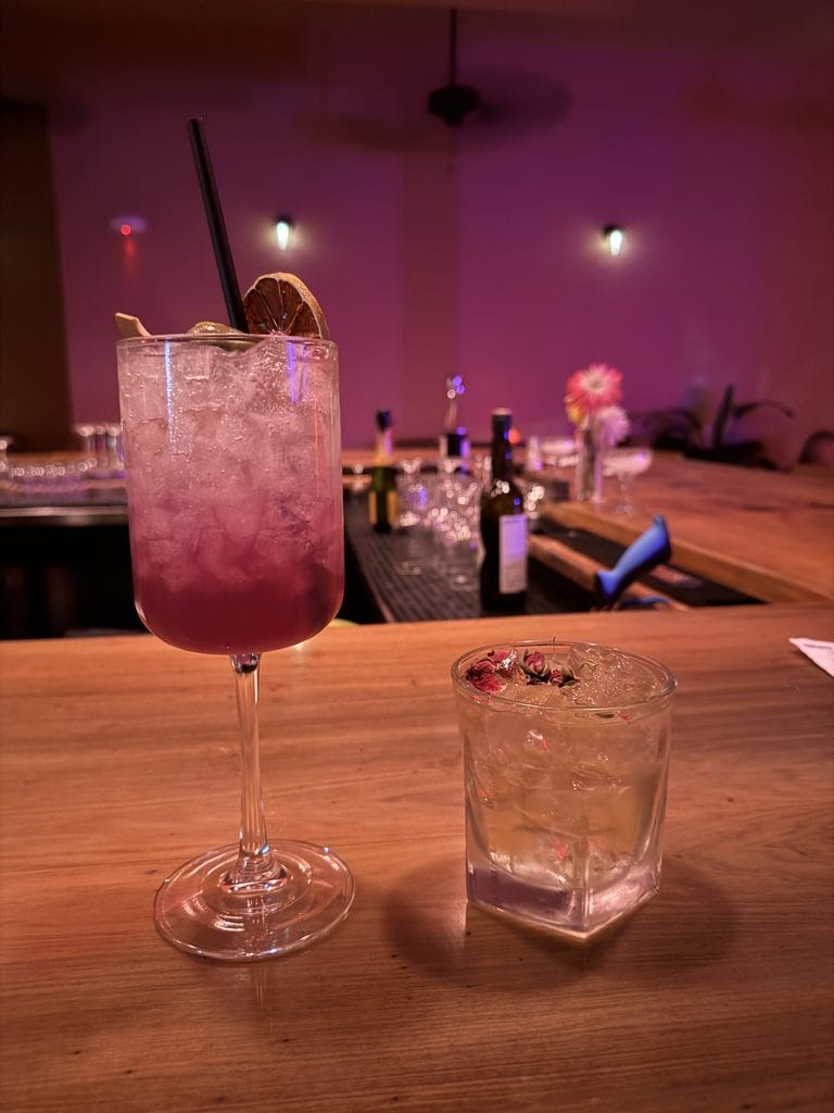 Gorgeous floral cocktails from Nightbloom in New Orleans